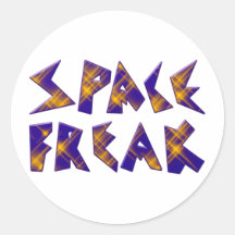 space freak sticker