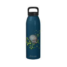 Space Hedgehog Waterbottle Water Bottle
