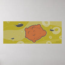 Space Invader Poster