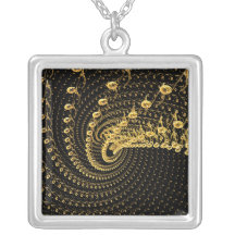 Space melody swirl pendant