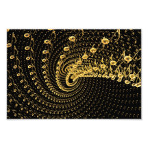 Space melody swirl photo print