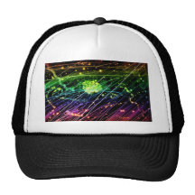 Space particles trucker hats
