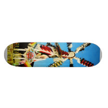 Space Racer in Distance Custom Skateboard