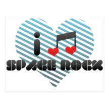 Space Rock fan Postcard