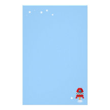 Space rocket - stationary stationery design