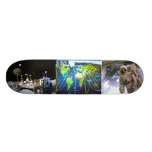 Space Scoot Custom Skateboard