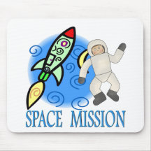 Space  Ship  Astronaut Mission Mouse Pads