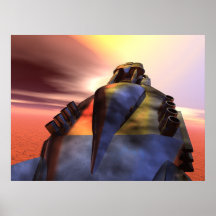 Space ship poster