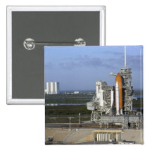 Space shuttle Atlantis 3 Pinback Button