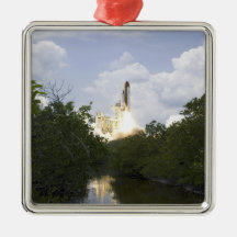 Space Shuttle Atlantis lifts off 25 Christmas Ornaments