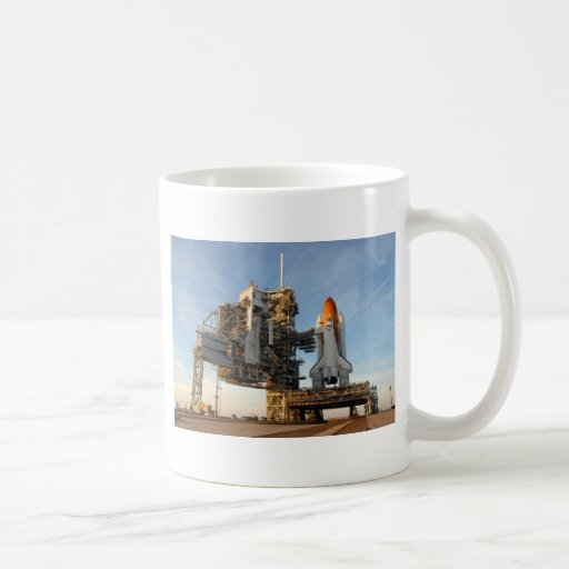 Space Shuttle Atlantis (STS-122) - launch pad Coffee Mug