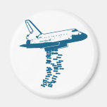Space Shuttle Bomber Magnet
