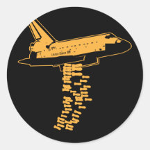 Space Shuttle Bomber Sticker