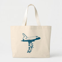Space Shuttle Bomber Tote Bag