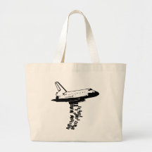 Space Shuttle Bomber Tote Bag