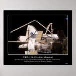 Space Shuttle Discovery and the International Spac posters