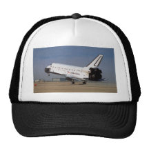 Space shuttle Discovery, Mojave Desert, California Trucker Hats