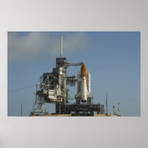 Space Shuttle Discovery sits ready 2 Print