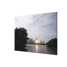 Space Shuttle Endeavour lifts off Gallery Wrapped Canvas