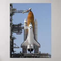 Space Shuttle Endeavour sits ready Posters