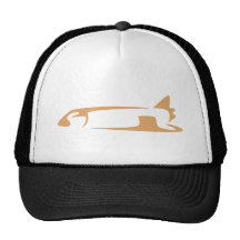 Space Shuttle in Swish Drawing Style Hat