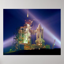 Space Shuttle Mission STS-1 Launch Pad A Posters
