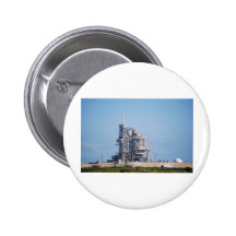 Space Shuttle on Launch Pad Button