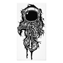 space squid photo print