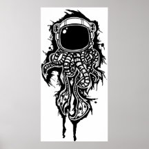space squid poster