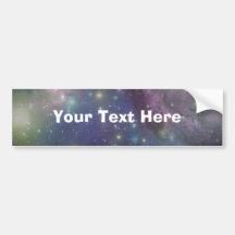 Space, stars, galaxies and nebulas bumper sticker