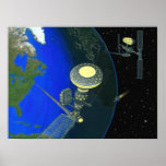 Space Station Elevator Print