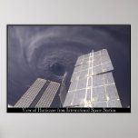 Space Station Hurricane Posters