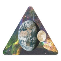 Space Triangle Stickers