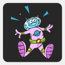 Space Suit Alien.png Stickers