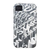 Space Syllables Vibe iPhone 4 Case