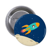 Space travel pin