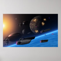 Space travellers posters