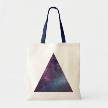 Space Triangle (Mini Tote) Bags