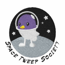 Space Tweep Society Logo with casual lettering Embroidered Polo Shirt