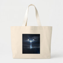 Space visitors canvas bag