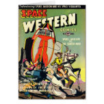 Space Western Note Card