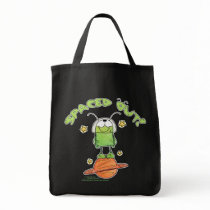 Spaced Out Alien Tote Bag