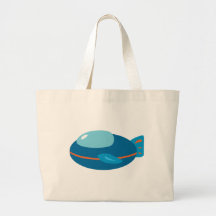 Spaceship Tote Bag
