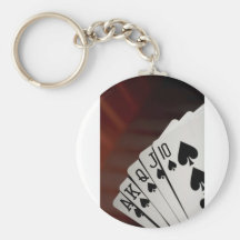 Spades Royal Flush Keychain