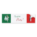 SPAGHETTI PARTY ITALIAN KITCHEN, RESTAURANT green bumper stickers