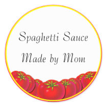 Spaghetti Sauce Custom Canning Labels
