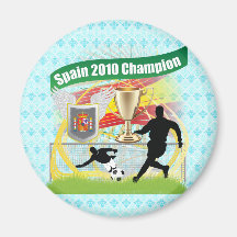 Spain 2010 Champion Refrigerator Magnets