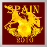 Spain 2010 Huge poster print for soccer fans