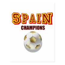 Spain 2010 World Champions Post Cards