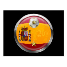 Spain 2010 World Champions Winners 1 Star Gifts Postcards